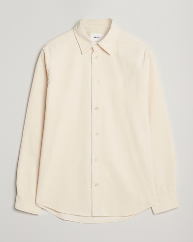 NN07 Colby Corduroy Overshirt Ivory – Vit