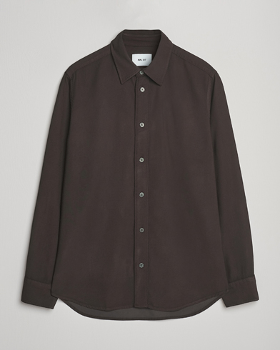 NN07 Colby Shirt Dark Army – Grön