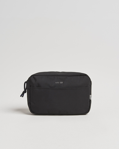 NN07 Nylon Ripstop Washbag Black – Svart