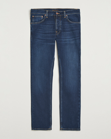 Nudie Jeans Grim Tim Jeans New Ink – Blå
