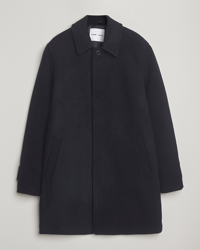 Samsøe Samsøe Labby Wool Coat Salute Navy – Blå