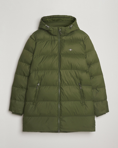 Gant The Active Cloud Mid Length Jacket Country Green – Grön
