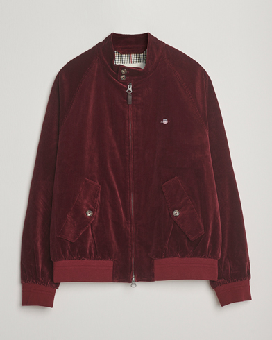 Gant Corduroy Harrington Jacket Plumped Red – Röd