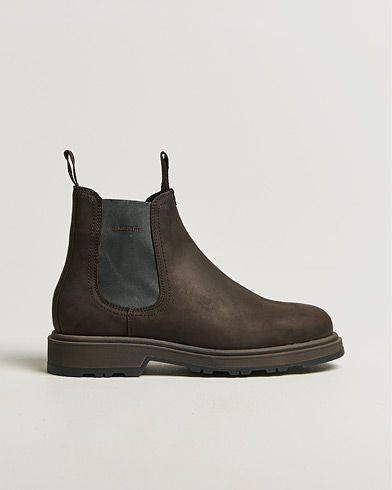 GANT Blisdor Rough Leather Chelsea Boot Dark Brown – Brun