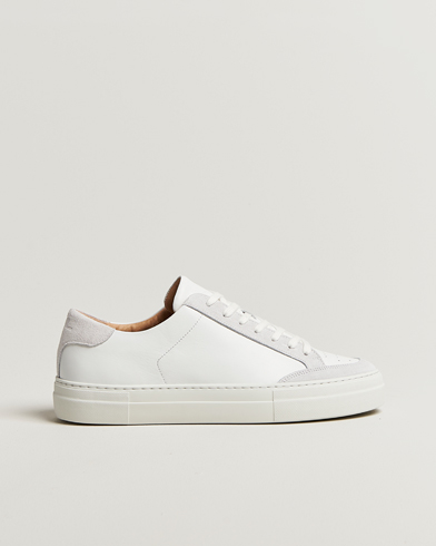 J.Lindeberg Art Signature Leather/Suede Sneaker White – Vit