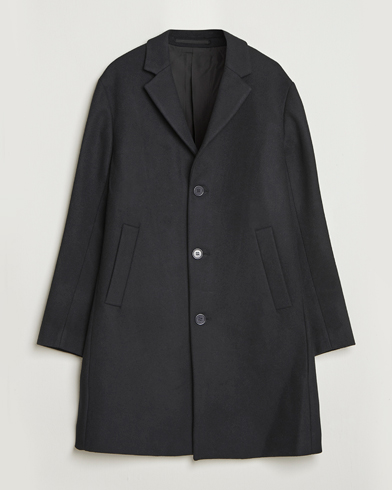 NN07 Austin Wool Coat Black – Svart