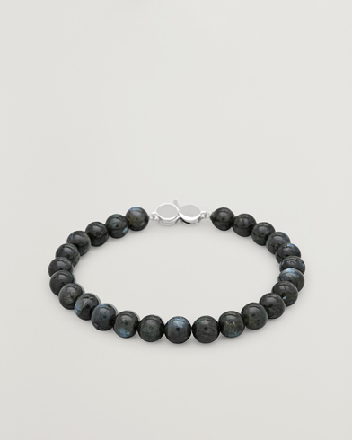 Tom Wood Cove Bracelet Black Larvikite – Svart