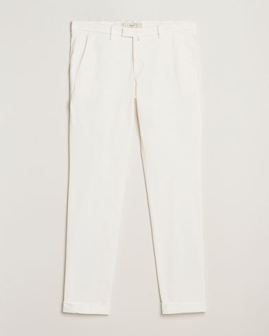 Briglia 1949 Slim Fit Cotton Stretch Chino Off White – Vit