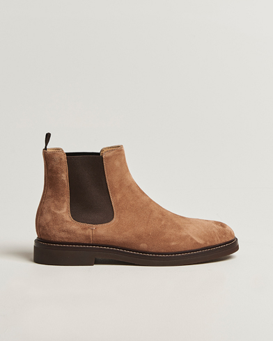 Brunello Cucinelli Chelsea Boots Brown Suede – Brun