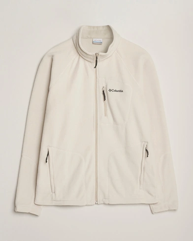 Columbia Fast Trek II Full Zip Fleece Dark Stone, Herr, Fleecetröjor, Vit, Storlek XL