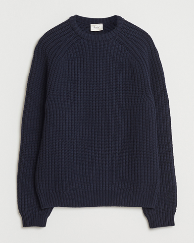 Forét Trip Chunky Rib Knit Navy – Blå