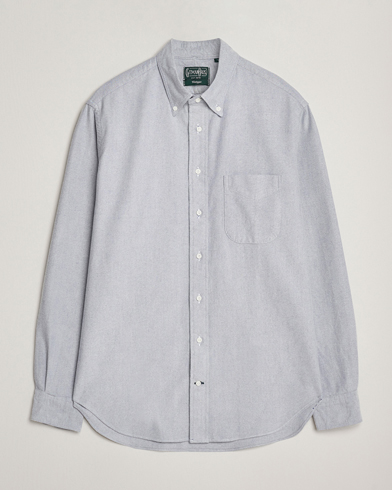 Gitman Vintage Brushed Oxford Button Down Shirt Blue – Blå