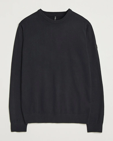Sail Racing Bowman Knitted Crew Neck Carbon, Herr, Stickad tröja, Svart, Storlek M