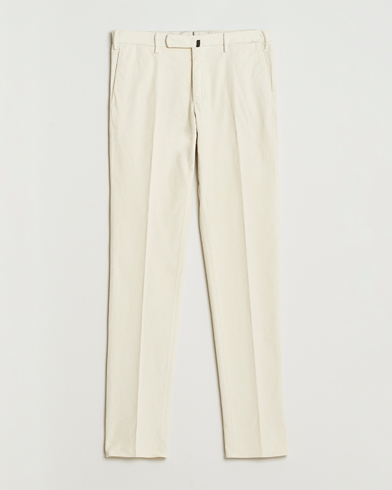 Incotex Slim Fit Baby Corduroy Trousers Off White – Vit