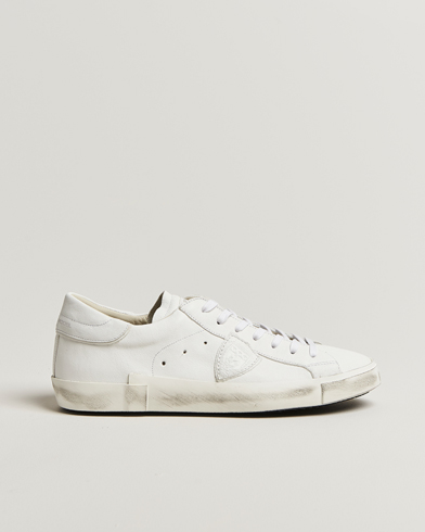 Philippe Model Prsx Low Top Leather Sneakers White – Vit