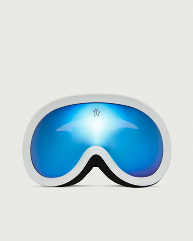 Moncler Lunettes Snowray Ski Goggles White/Blue – Vit