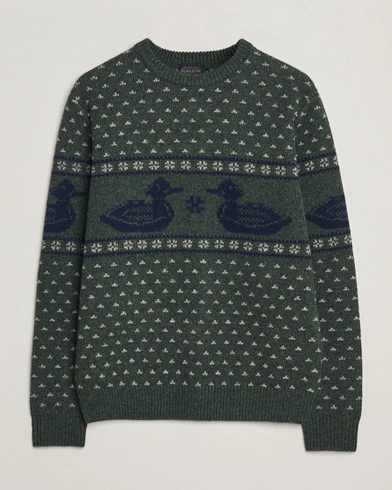Pendleton Wool Duck Sweater Green – Grön