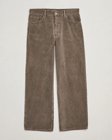 Herr | Auralee | Auralee Dyed Corduroy 5-Pocket Pants Olive