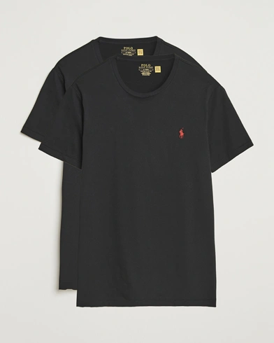 Polo Ralph Lauren 2-Pack Crew Neck T-Shirt Black – Svart