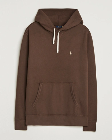 Polo Ralph Lauren RL Fleece Hoodie Nutmeg Brown – Brun