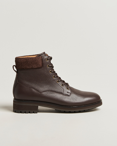 Polo Ralph Lauren Bryson Mid Boot Dark Brown Calf – Beige