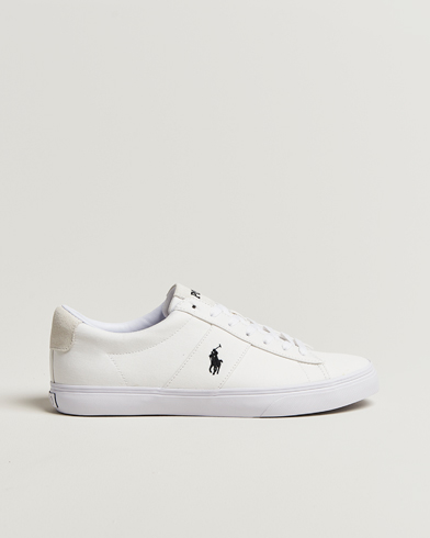 Polo Ralph Lauren Sayer Canvas Sneakers White/Black – Vit