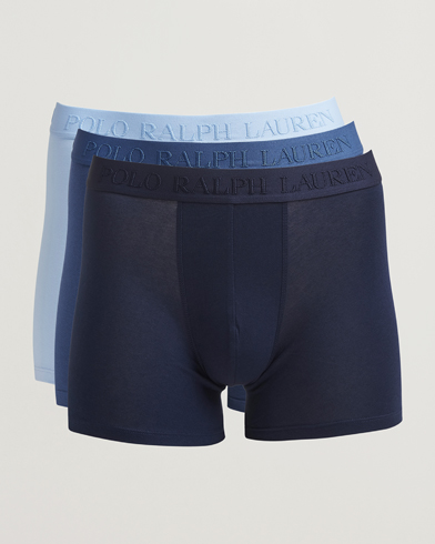 Polo Ralph Lauren 3-Pack Boxer Briefs Blue – Blå
