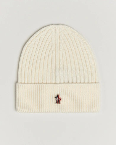 Herr | Moncler Grenoble | Moncler Grenoble Rib Wool Beanie Off White