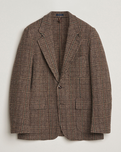 Drake's MKVII Harris Tweed Blazer Brown – Brun