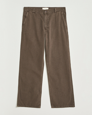 Jeanerica Genua Herringbone Twill Chino Brown – Brun
