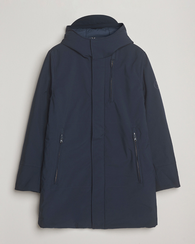 KnowledgeCotton Apparel Climateshell Padded Jacket Navy – Blå