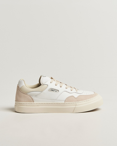 Stepney Workers Club Pearl Leather/Suede Mix Sneaker Spring White – Vit