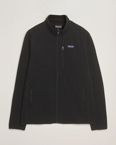 Patagonia Better Sweater Jacket Black, Herr, Full-zip, Svart, Storlek L