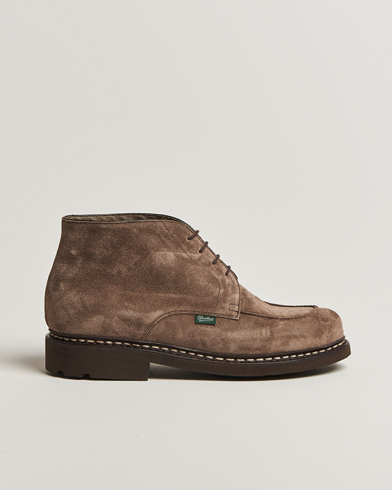 Paraboot Chambord Mid Derby Brown Suede – Brun