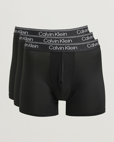 Calvin Klein 3-Pack Micro Stretch Boxer Brief Black – Svart