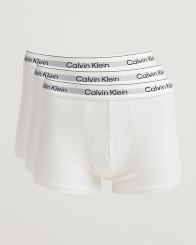 Calvin Klein 3-Pack Icon Cotton Stretch Trunk White – Vit