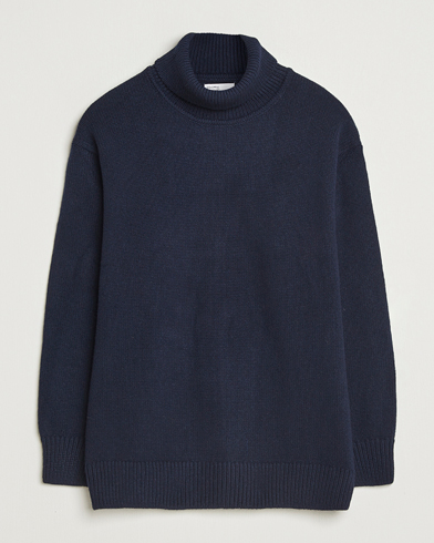 Colorful Standard Merino Wool Turtleneck Navy Blue, Herr, Polotröja, Blå, Storlek XL