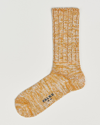 Falke Brooklyn Cotton Sock Old Brass – Beige