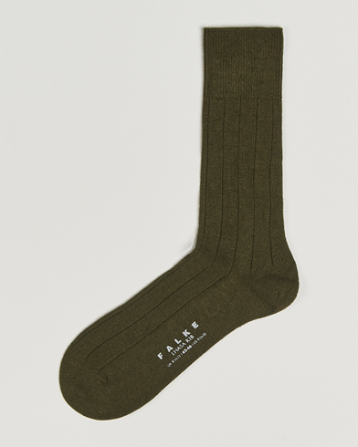Herr | Falke | Falke Lhasa Cashmere Socks Artichoke Green