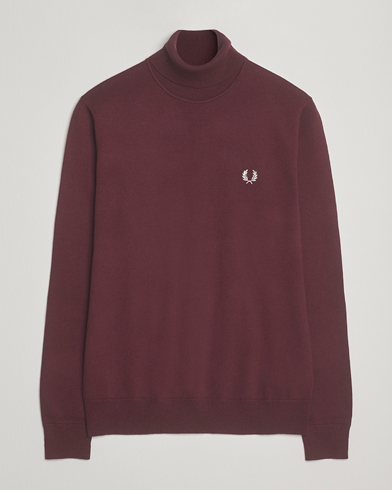 Fred Perry Classic Rollnock Jumper Oxblood – Röd