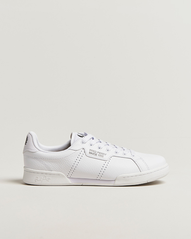 Fred Perry B722 Textured Leather Sneaker White – Vit