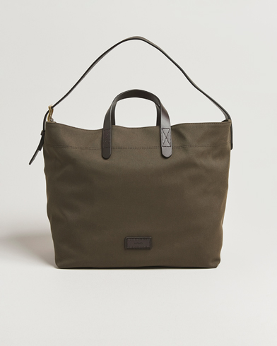 Mismo M/S Companion Tote Bag Army/Dark Brown – Grön