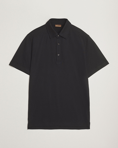 Stenströms Supima Cotton Polo Shirt Black – Svart