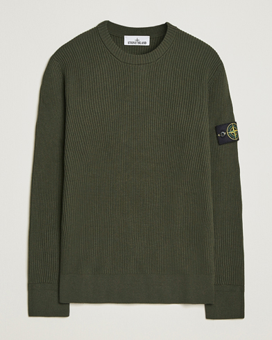Stone Island Full Rib Crewneck Military Green – Grön