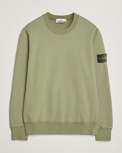 Stone Island Garment Dyed Fleece Sweatshirt Sage – Grön