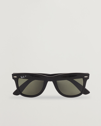 Ray-Ban Original Wayfarer Polarized Sunglasses Black/Green – Svart