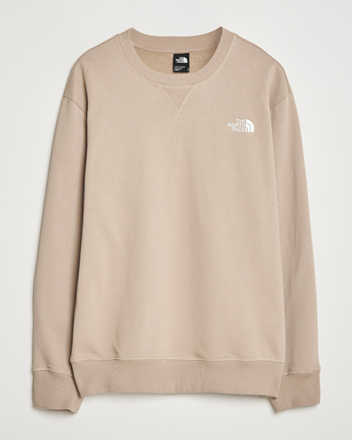 The North Face Essential Lite Crew Neck Beige, Herr, Sweatshirt, Beige, Storlek S