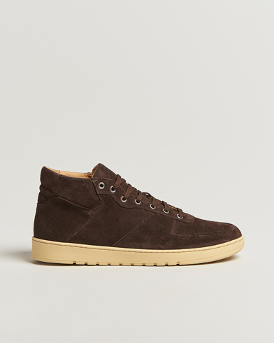 CQP Center Mid Suede Sneaker Dark Brown – Brun