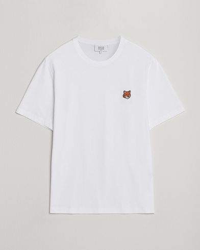 Maison Kitsuné Fox Head T-Shirt White – Vit