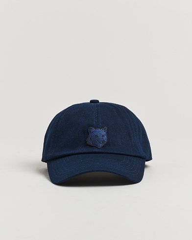 Herr | Maison Kitsuné | Maison Kitsuné Tonal Fox Head Cap Classic Navy